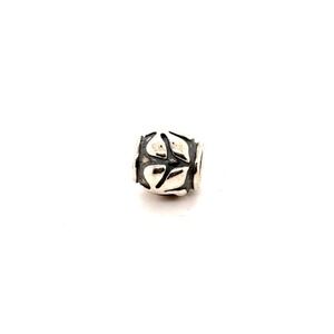 Pandora Sterling Silver Abstract Floral Leaf Charm Bead 925 ALE 790448